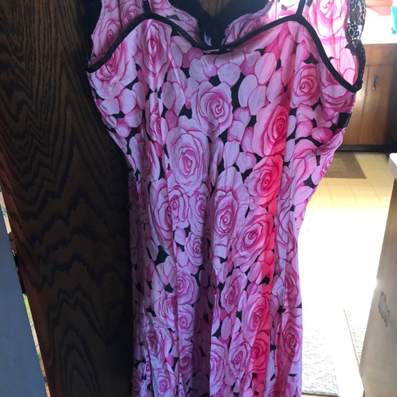 1)1996 VINTAGE NICK&NORA ROSES CHEMISE, SZXL,100%SILK, BEYOND EUC, VERY ELEGANT - Picture 13 of 15